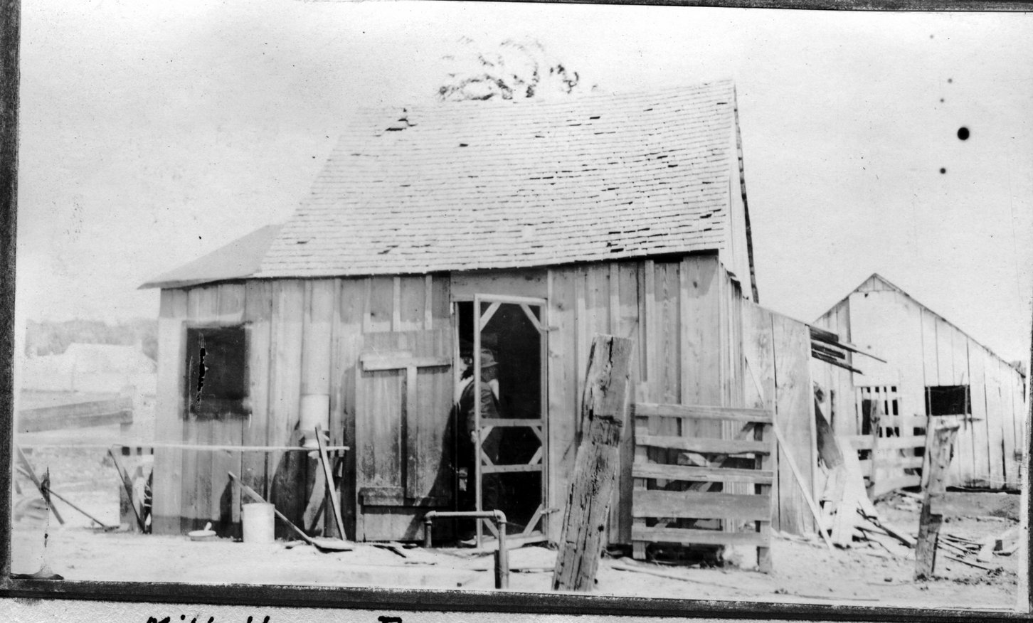 077~G. A. Gresham Milkhouse Rebuilt Apr 1921.jpg